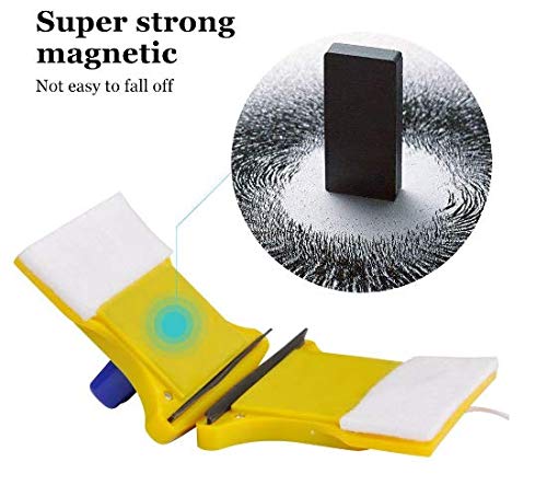 Easy Clean Plastic Magnetic Double Faced Glass Wiper